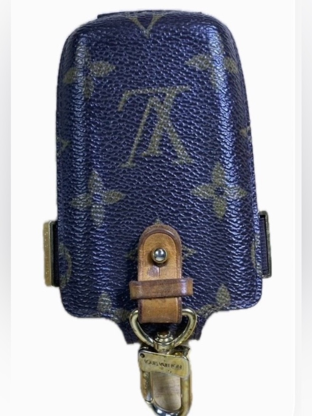 Louis Vuitton Monogram Key Case with Gold Hardware